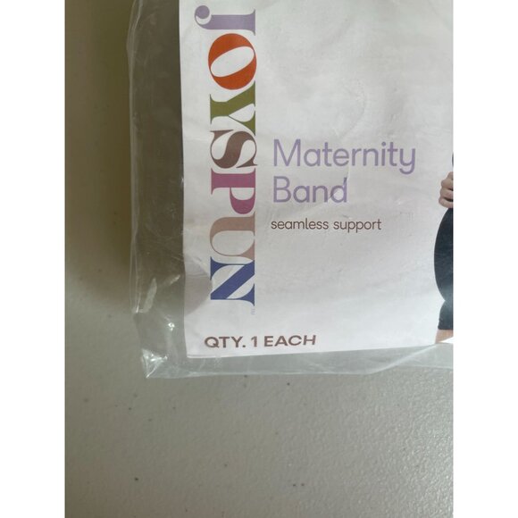 New! Joyspun Black Maternity Band Seamless Support Size L-XL 12-18 - Picture 3 of 6